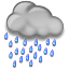 pluie tout le matin, encore très couvert l'après midi. T°: 20°c